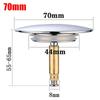 1Pcs Brass Bath Stopper Pop Up Waste Stopper Bathroom Tub Drain Filter Durable Bathtub Plug