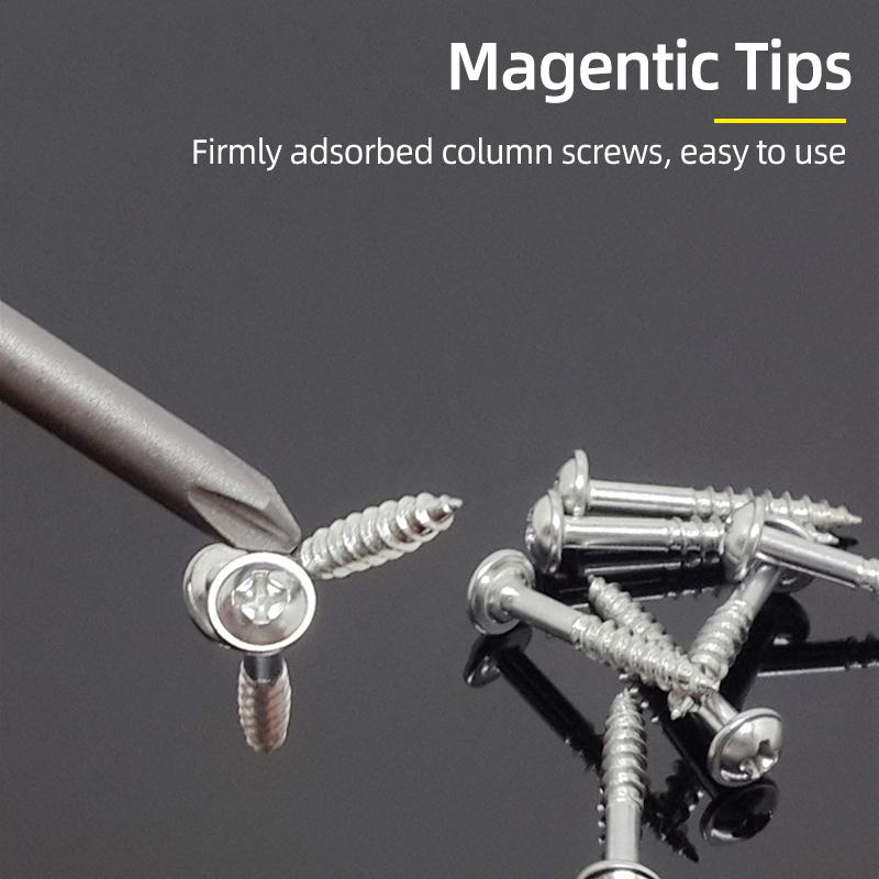 Набор магнитных отверточных бит с шлицевой головкой Phillips Torx, шестигранное сверло 1/4 дюйма, шестигранник 50/65/100 мм, стальная отвертка S2, ручной инструмент