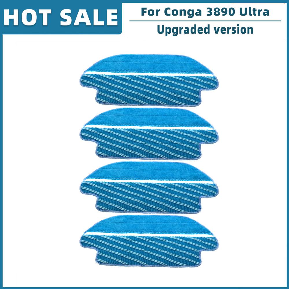 Для Cecotec Conga 3890 Ultra Titanium Vital Робот-пылесос Запасные части Аксессуары Основная Боковая щетка Hepa Фильтр Салфетка для мытья пола Крышка щетки