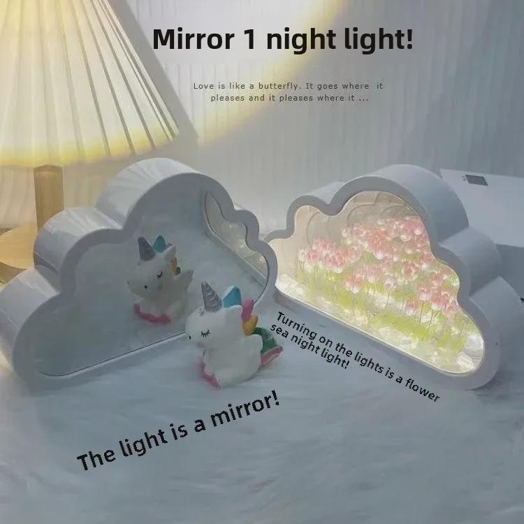 «Сделай сам, ночник-тюльпан в виде облака — креативный подарок на день рождения для девочки»