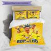 Ronaldo's Cosmic Moment Bedding Set, Breathable Duvet Cover with Pillowcases, Soft Bed Linen for Bedroom Home Decoration, Perfect Festival Birthday Gi