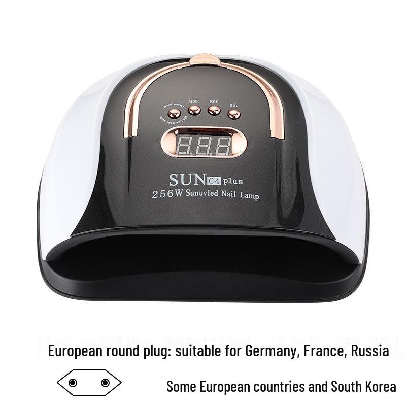 256 Вт Мощная светодиодная лампа для фототерапии ногтей и УФ-отверждения Сушка
