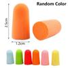 Random Color Sleeping Travel Rebound Anti-noise Soft Polyurethane Foam Tapered Earmuffs Earplugs