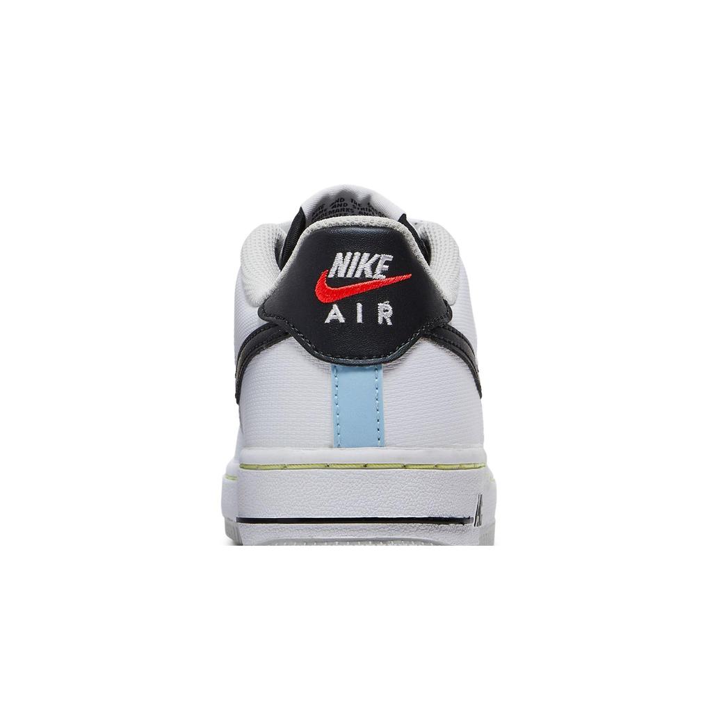 Nike Air Force 1 LV8 Grade School 'Swoosh Compass' (Unisex) White / Photon Dust / Limelight / Black Kids' Skateboarding Shoes DC2532 100