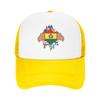 Pride of bolivia flag in my heart Custom Mesh Baseball Caps For Womens  High-end Male Beach Golf Hat Snapback Cap