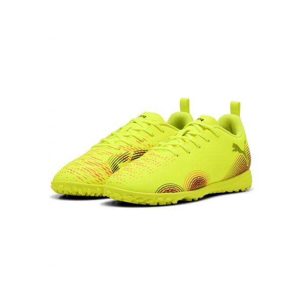 Puma Future 8 PU Play Удобные Прочные Низкие Детские Футбольные Бутсы Мужские Футбольные Бутсы Желтые 108396-03