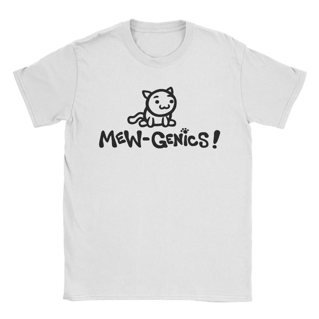 Mewgenics Characters Cat Game TShirts for Unisex  Novelty Cotton Tee Shirt Round Collar Short Sleeve T Shirt Summer Clothes