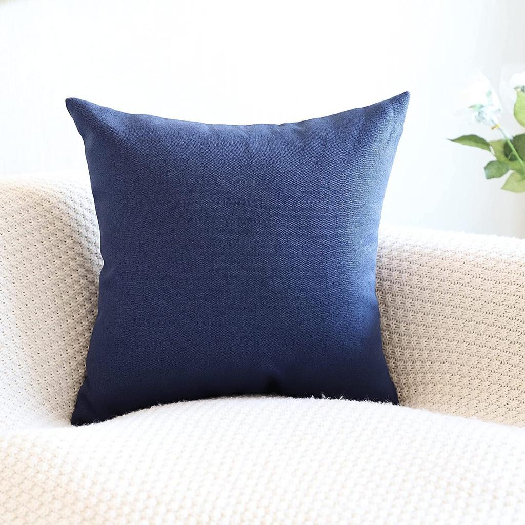 New Linen Pillow Bed and Breakfast Sofa Decorative Lumbar Pillow Cushion Living Room Bedroom Pillow Case with Core