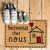 Tapis d'entrée - KOKO DOORMATS - Bienvenus chez nous - 60x40 cm - Antidérapant - Moderne