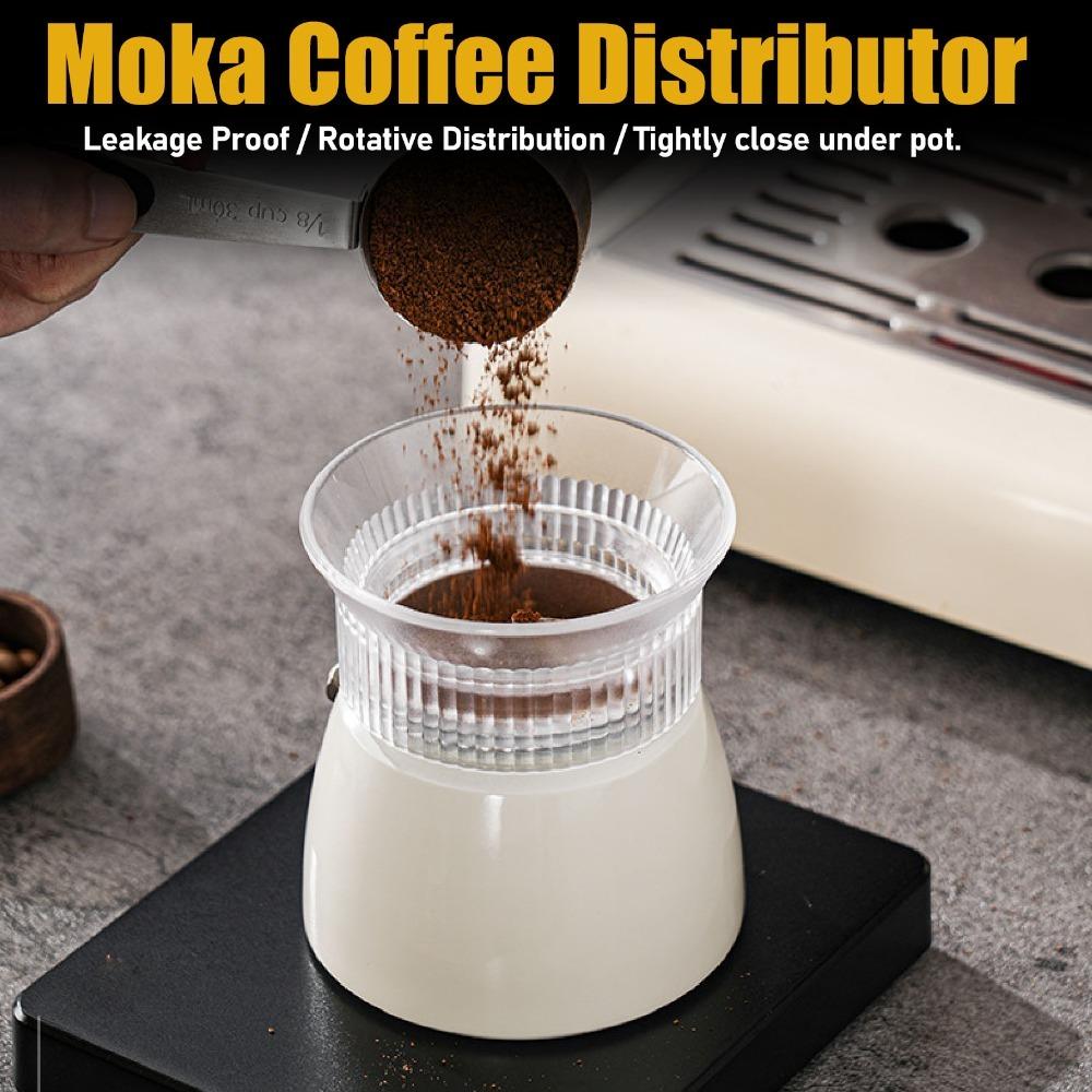 Splash Proof Design Moka Coffee Distributor Powder Distribution Tool Stovetop Coffee Making