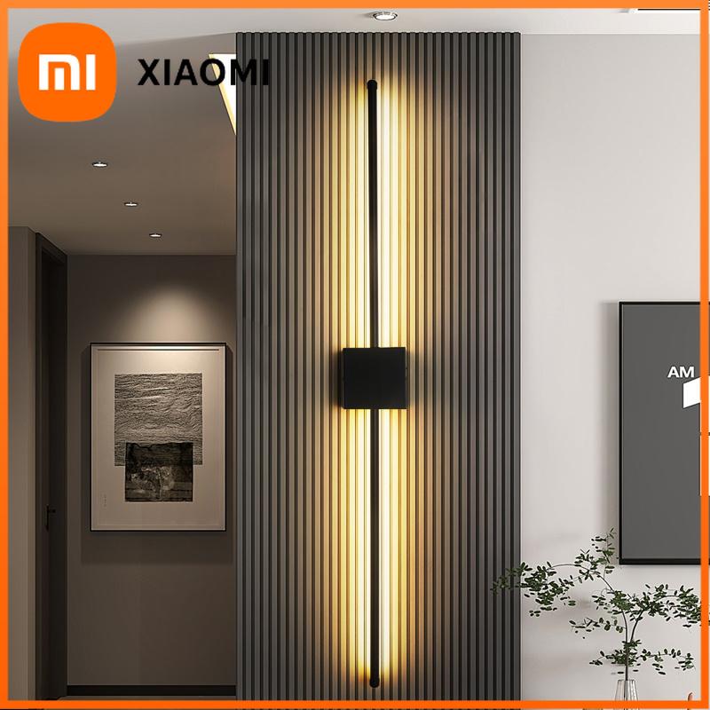 Xiaomi Современный светодиодный настенный светильник Минималистичный светодиодный светильник Спальня Прикроватный Длинная полоса Настенные бра Гостиная Диван Домашний Внутренний Светильник