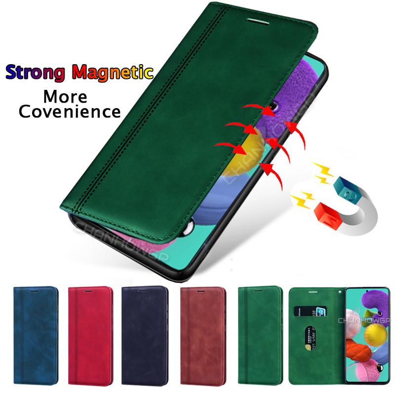 Wallet Magnetic Case For Samsung Galaxy A51 A71 A50 A31 Huawei P Smart Y5P Y6P Y7P 2020 Honor 10i 10 20 Lite 9X 9A 8X 8A Redmi Note 9S 8T 8 Pro Cover