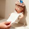 Cute Girl Toilet Paper Roll Holder Sculpture Wall Mounted Rack Funny for