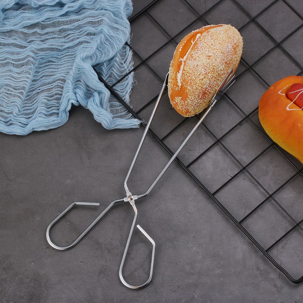 Household Stainless Steel BBQ Tools Barbecue Accessories Food Clip Charcoal Clip BBQ Tongs