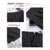 Plaid Wide-leg Pants Women's New Autumn High-waisted Loose and Narrow Casual Pants Drape Lazy Slack Pants