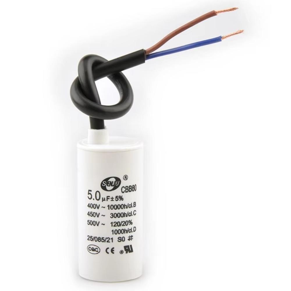 450V Motor Run Capacitor Round Water Pump Capacitor Reliable Washer Capacitor