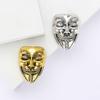 Simple And Versatile Creative Alloy Electroplating Clown Mask Brooch Niche Design Men'S And Women'S Clothing Corsage Jewelry Pin