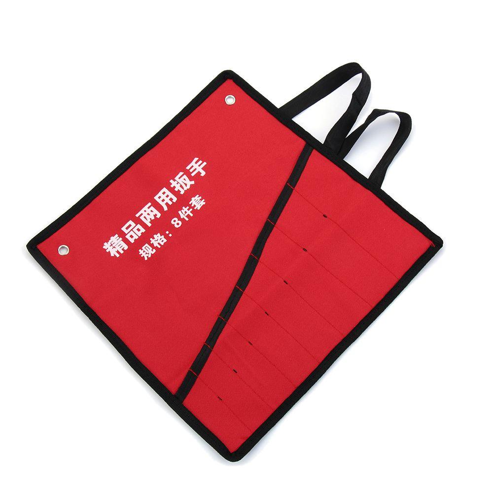 Tools Accessory Roll Up Wrench Canvas Plier Spanner Holder Tool Storage Bag