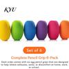 Ergonomic Pen Holders 6Pcs Pencil And Grips for Kids Handwriting, Reusable Adults, Writing Posture Correctors Soft EVA Foam Cushioned Handwriting
