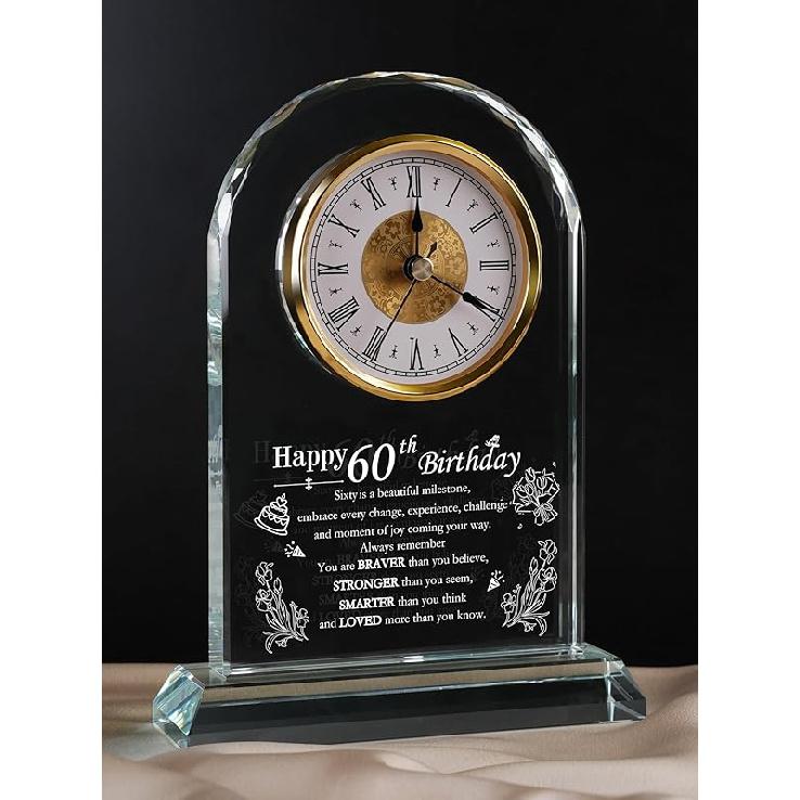 Уникальные подарки на 50-летие для женщин, мужчин, мамы, папы, бабушки, дедушки, Подарок на 50-летие Кварцевые часы с декоративными элементами-пожеланиями для