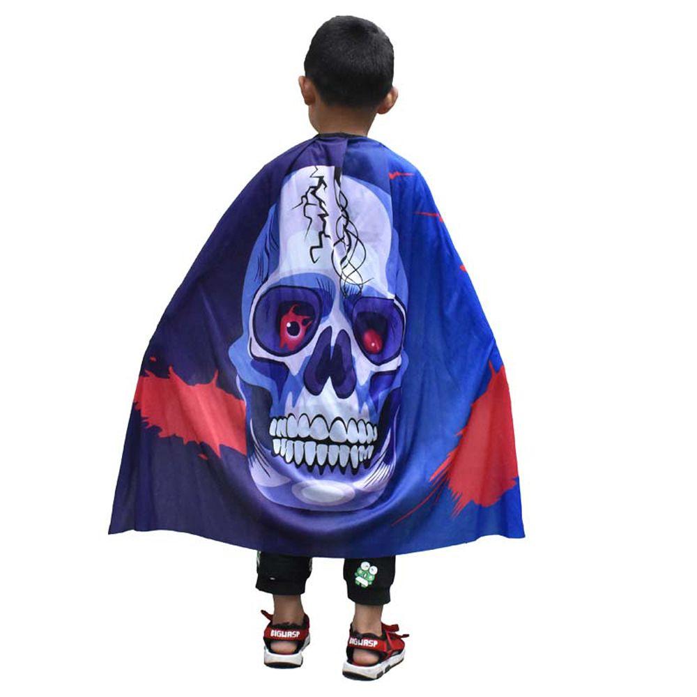 Party Pumpkin Costume Ghost Cosplay Wizard Terrifying Clothing Children's Cloak Halloween Cloak