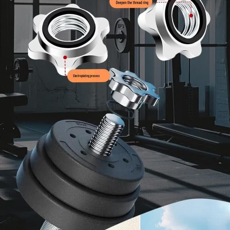 TLXT Electroplated Solid Dumbbell