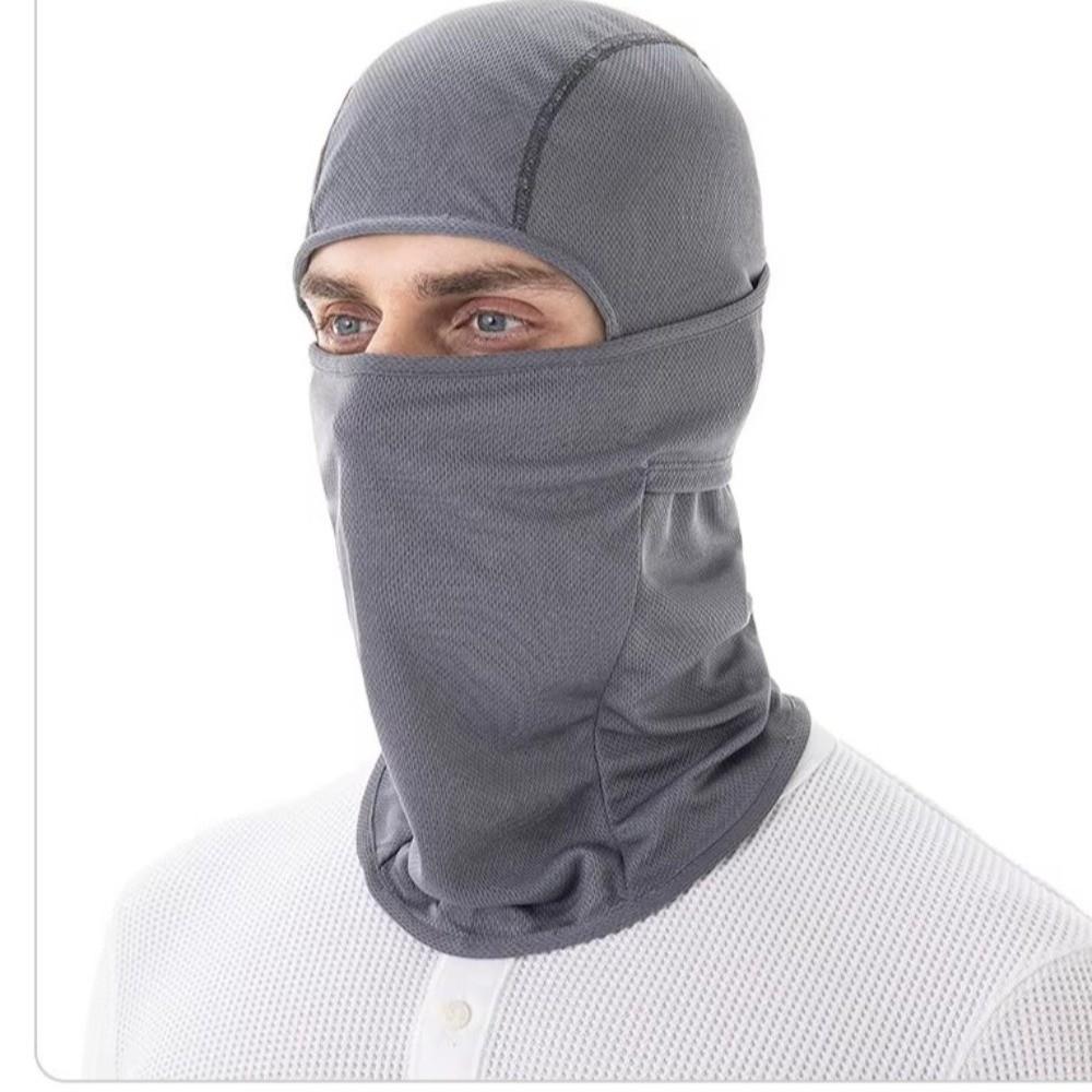 Sweat Absorbent Balaclava Sun Protection Cycling Mask Full Face Mask Neck Gaiter Helmet Liner