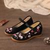 New Ethnic Style Embroidered Shoes Women's Ancient Style Elevated Shoes Women's Casual Shoes
