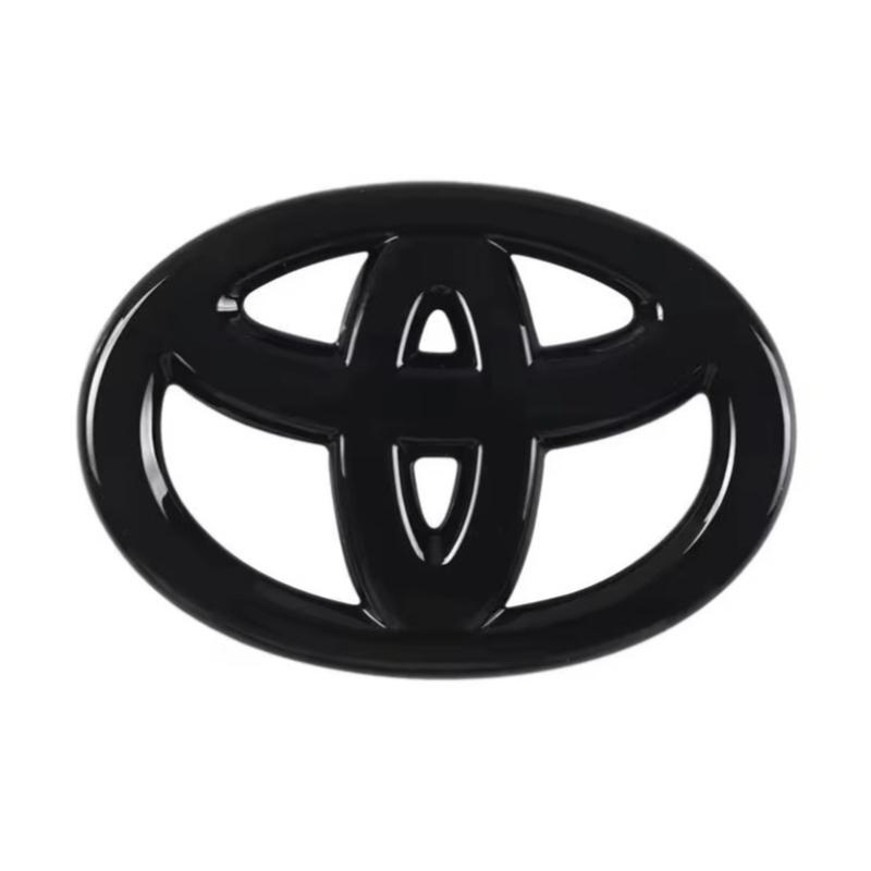 DCBQ5 1PC ABS Car Steering Wheel Emblem Badge Sticker Compatible for Toyota Hilux Prius Avensis Auris Verso Corolla Camry Accessories