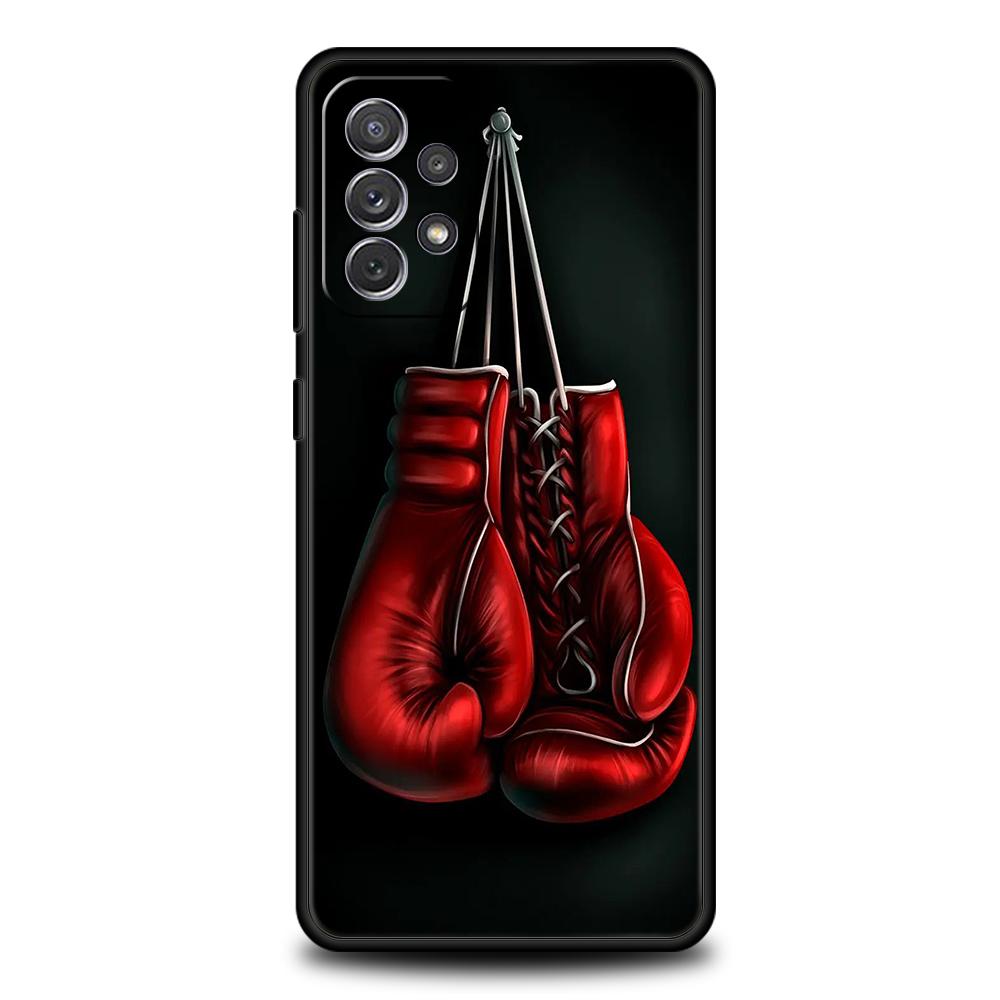 Боксерские перчатки Муай Тай Чехол для телефона Для Samsung Galaxy A15 A13 A35 A55 A51 A71 A41 A31 A21S A03S A05 A23 A25 A33 A53 A73 5G Чехол