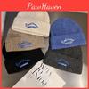 Fashion Knitted Letter Hat Warm Ear Protection Hat For Outdoor Activities Wear