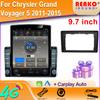 9,7-дюймовый вертикальный экран Tesla Android автомобильное радио для Chrysler Grand Voyager 5 2011-2015 GPS навигация мультимедийный плеер