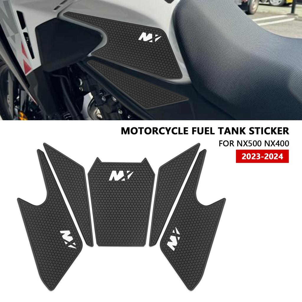 Motorcycle Fuel Tank Pad Protector Sticker Decal Fuel Tank Knee Pad for NX 500 Nx500 NX400 Nx400 2025 2024 Fuel Tank Sticker