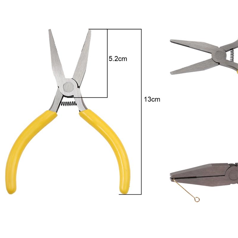 Ручка противоскользящая для сращивания и фиксации ювелирных изделий, плоскогубцы желтого цвета, набор инструментов и оборудования для дизайна ювелирных аксессуаров «сделай сам»