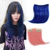 Синтетические красочные волосы на клипсе из высокотемпературного волокна, челка, наращивание волос, аксессуары для волос для женщин