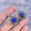 Lapis Lazuli Gemstone Handmade 925 Sterling Silver Jewelry Earring 2.17" M-2700
