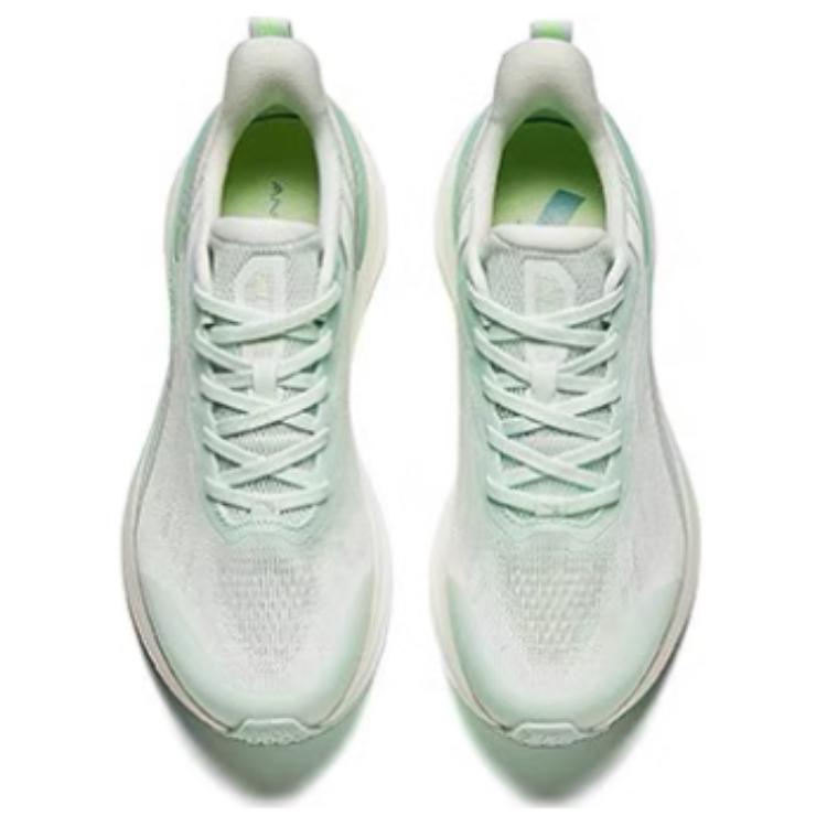 Anta Running Shoes 4th Generation Shock Absorption Non-Slip Wear-Resistant Low-Top Women Sneaker White Blue 122425585-2