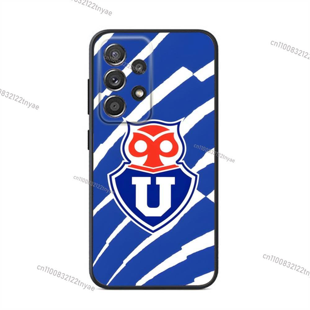 Чехол для телефона с логотипом U-Университет Чили для Samsung S24, 21, 22, 23, 30, Ultra, 20, Plus, Note, 10, 9, Черный мягкий силиконовый чехол
