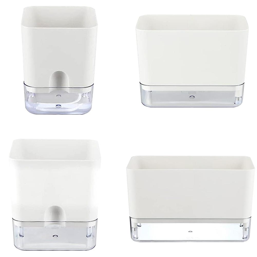 Самополивающийся цветочный горшок, прозрачный цветочный горшок с видимым резервуаром, квадратный цветочный горшок, двухслойный цветочный горшок, садовые принадлежности