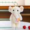 Cartoon Elephant Backpack Pendant With shoulder bag Lovely Elephant Plush Toy 15cm Cute Elephant Plush KeyChain
