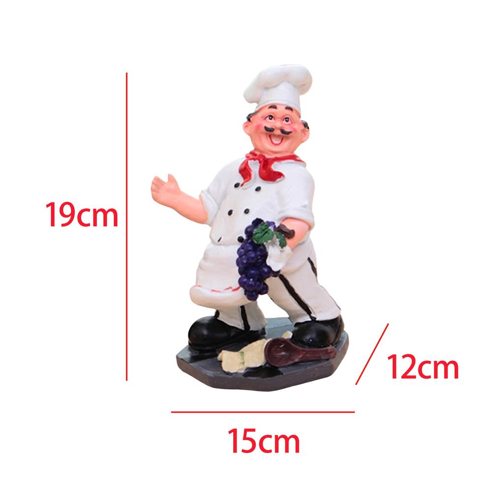 Шеф-повар держатель бутылки вина фигурка декор стола декоративный центральный элемент для дома украшение стенд центральный элемент