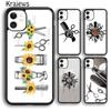 Krajews инструменты для парикмахера, мягкий чехол для телефона для iPhone 14 5 SE 6s 7 8 plus XR XS 11 12 13 pro max Samsung S21 S22ultra Plus