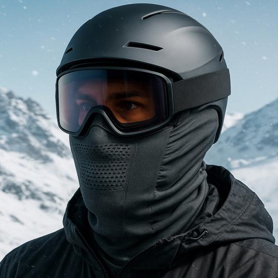 Ski Scarf Breathable Mesh Winter Sport Wrap Outdoor Cycling Fishing Skiing Helmet Liner Warm Cold Weather Gear