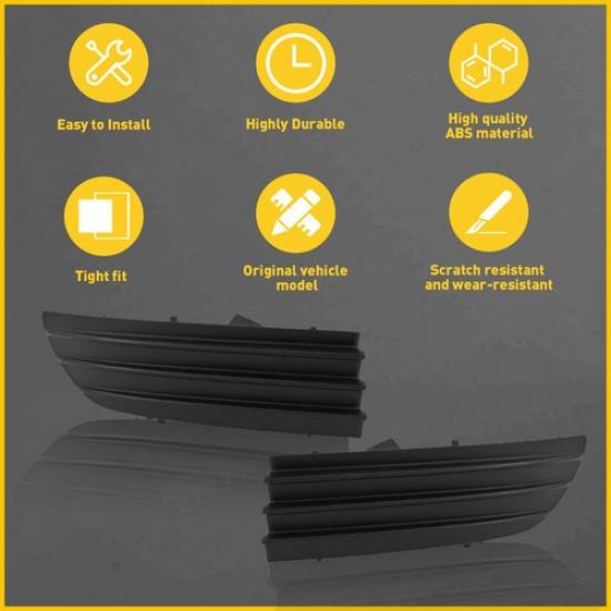 Left Fog Right &Amp; Light Set Cover For 2004 2005 Toyota Sienna TO1089109 TO1088109