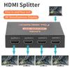 Разветвитель HDMI 4K, 1 на 4 выхода, HDMI-видеораспределитель, 1x2, 1x4, 1080P, HDMI-дисплей, дублирующее преобразование, 1 источник на 2 идентичных дисплея