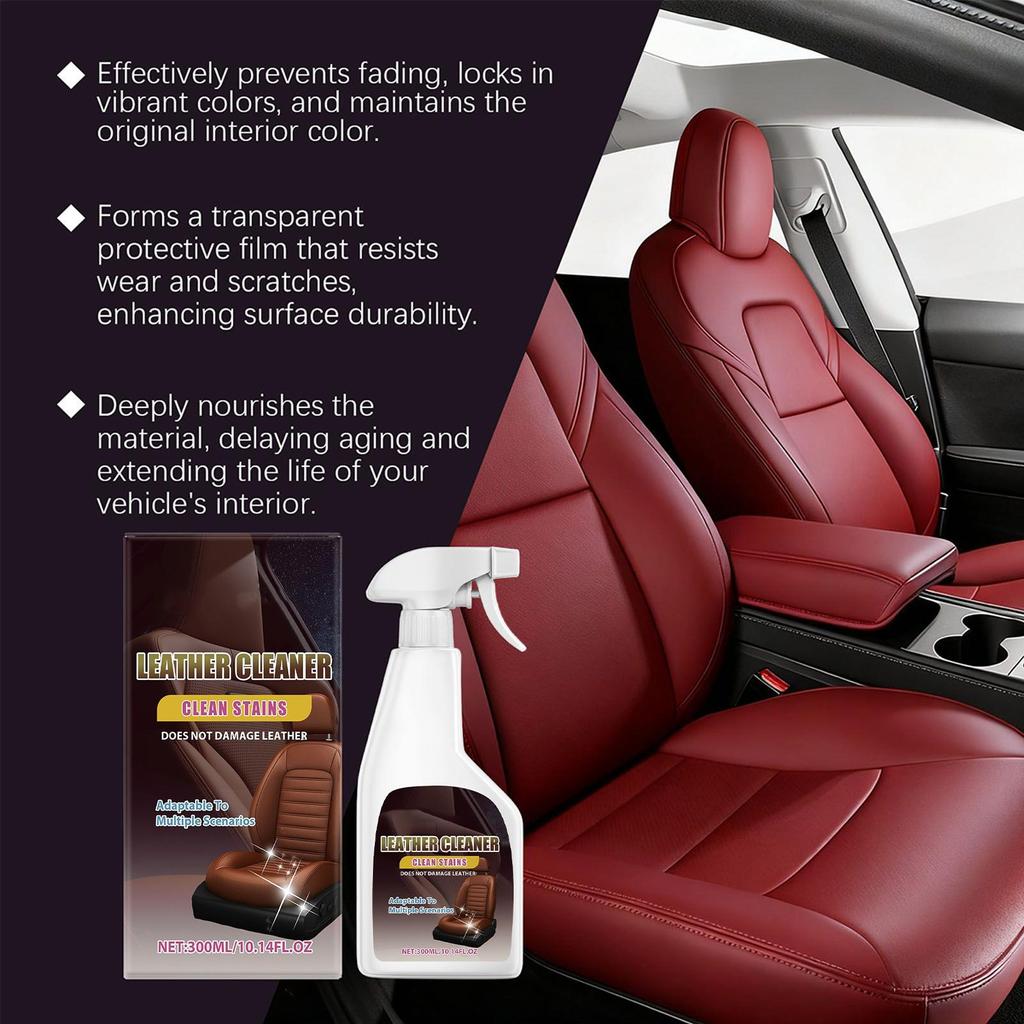 Interior Detailer Spray Deep Cleaning All-Purpose 300ml Vehicle Interior Cleaner Stain Remover For Maintenance Care Restoration