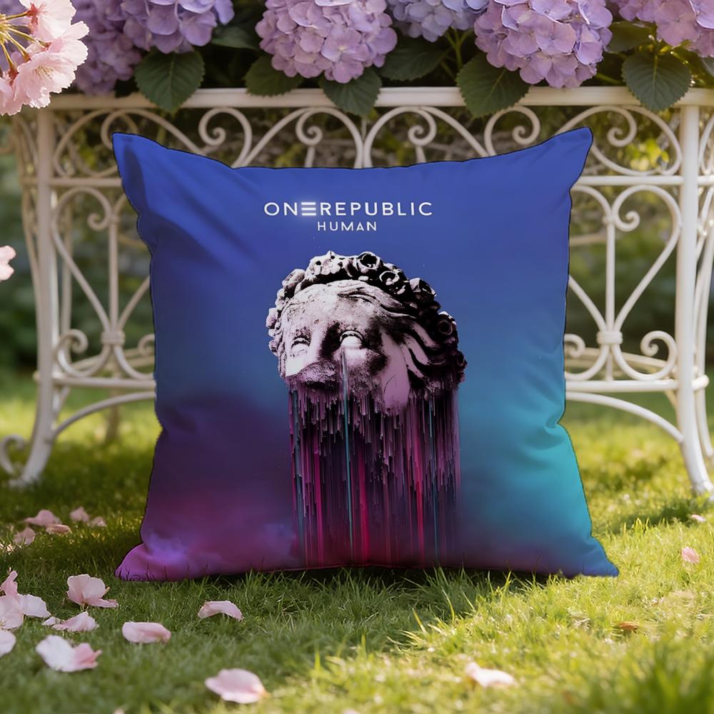 Band O-OneRepublicS Cushion Cover Home & Car Dual-Scene Pillow Cover: Reversible for Premium Comfort