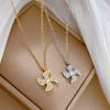 Temperament Small Windmill Personality Minimalist Wind Stove Real Gold Necklace Female Collarbone Chain