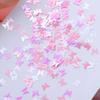 12Grids 3D Butterfly Sequins Nails Art Glitter Flakes Charms Decoration Manicure Accessories for Gel Nail Polish Design Supplies