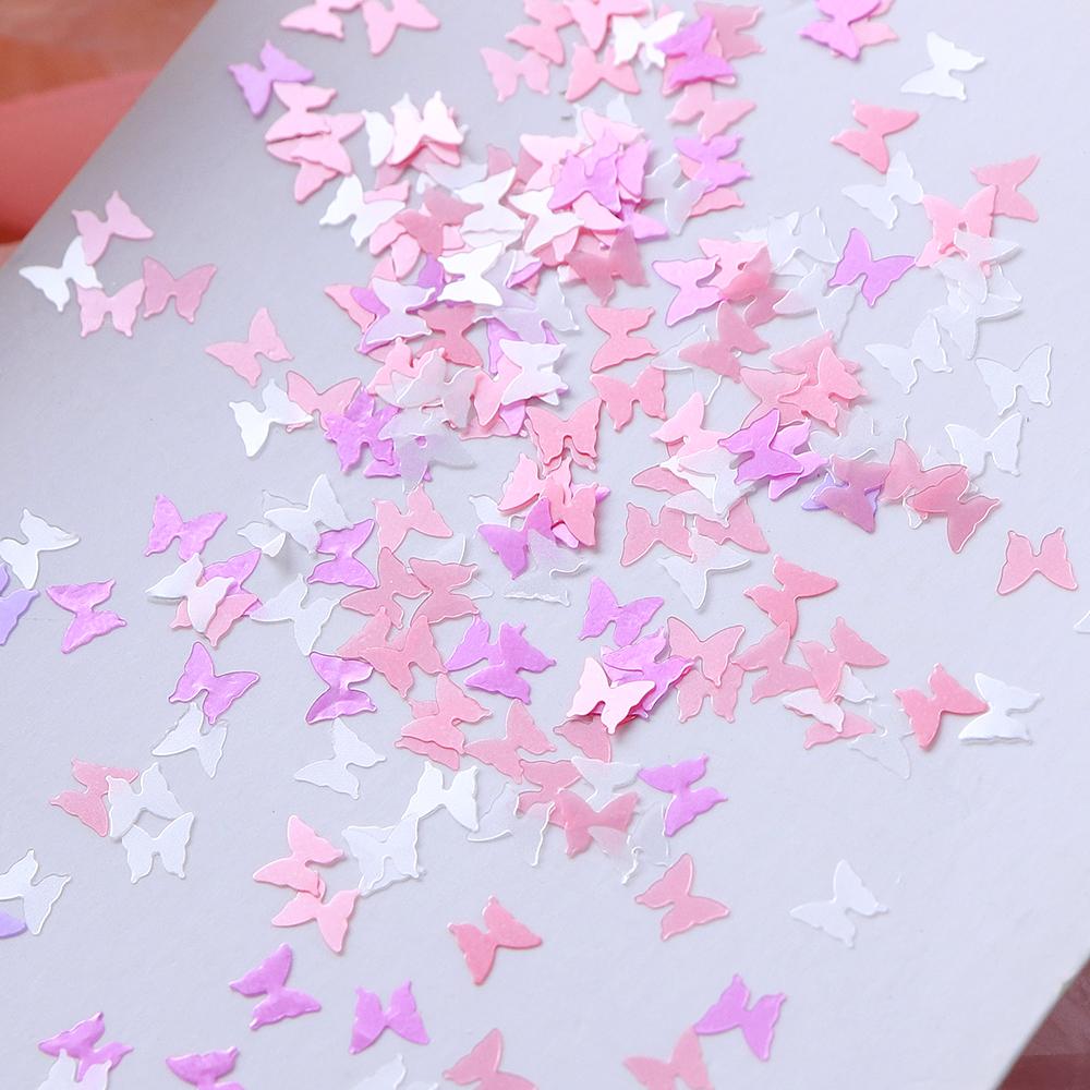 12Grids 3D Butterfly Sequins Nails Art Glitter Flakes Charms Decoration Manicure Accessories for Gel Nail Polish Design Supplies